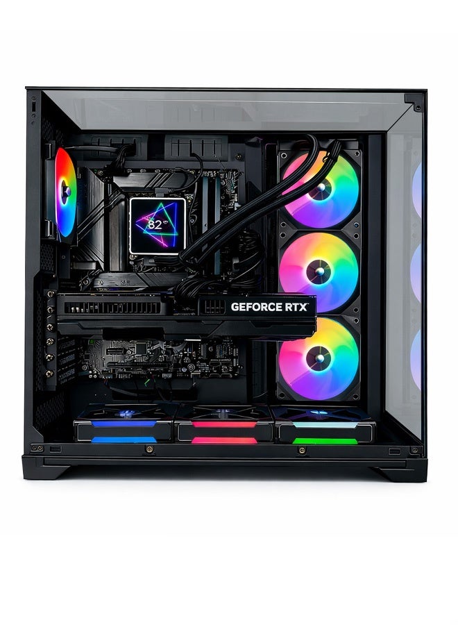 Game Sekret Spectre Gaming PC - Intel Core i9-14900K | GeForce RTX 5080 16GB | 32GB DDR5 RAM-1TB NVMe SSD | 360mm w/LCD Liquid Cooler-Z790 MB-1000W Platinum PSU | WiFi-Bluetooth-Windows 11 Pro | Game Sekret Desktop Computer | 1 Year Warranty black - Image 2